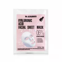 Mr.Scrubber Hyaluronic Acid Facial Sheet Mask 0,6% �������� ����� � ������������������ ������������ ��������