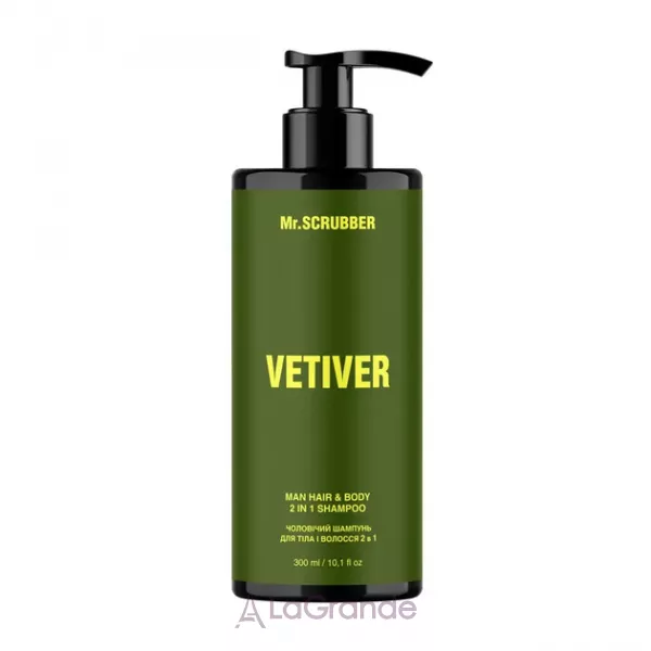 Mr.Scrubber Vetiver Man Hair And Body 2 In 1 Shampoo ������� ��� ���� � ����� 2 � 1 