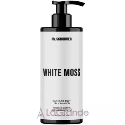 Mr.Scrubber White Moss Man Hair And Body 2 In 1 Shampoo      2  1  