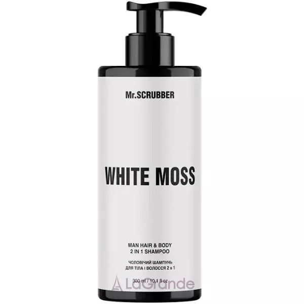 Mr.Scrubber White Moss Man Hair And Body 2 In 1 Shampoo ������� ��� ���� � ����� 2 � 1 