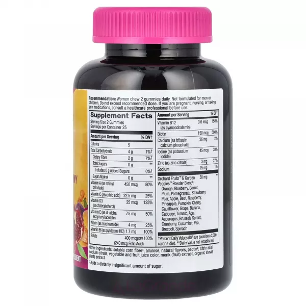 Nature's Way Alive Women's Gummy Multivitamin Zero Sugar �������������� ��� ������, ��� ������, � ���������� ������