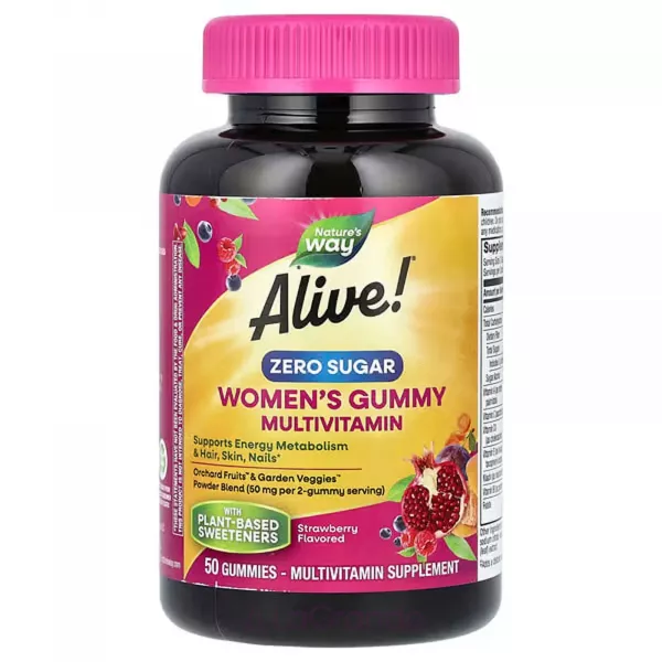 Nature's Way Alive Women's Gummy Multivitamin Zero Sugar �������������� ��� ������, ��� ������, � ���������� ������