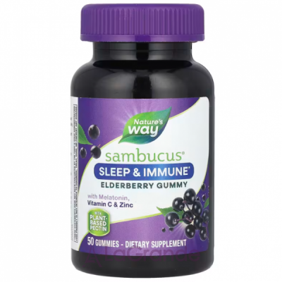 Nature's Way Sambucus Sleep + Immune with Melatonin & L-Theanine       