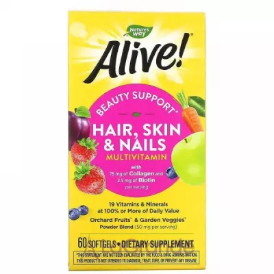 Nature's Way Hair, Skin & Nails Multivitamin   ,   