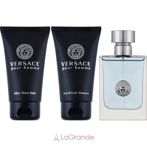 Versace Pour Homme ����� (��������� ���� 50 �� + ������� ����� ������ 50 �� + �������/���� 50 ��)