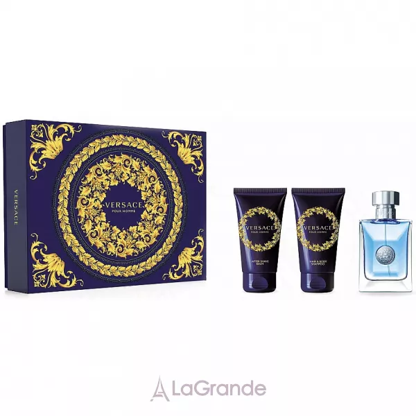 Versace Pour Homme ����� (��������� ���� 50 �� + ������� ����� ������ 50 �� + �������/���� 50 ��)