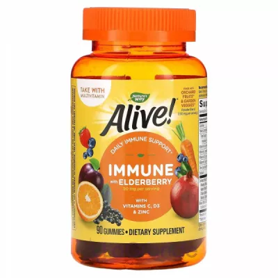 Nature's Way Alive! Immune With Elderberry      ,   