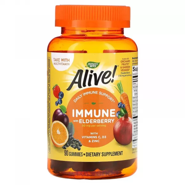 Nature's Way Alive! Immune With Elderberry �������� ��������� ��� ���������� � �������, � ��������� ������