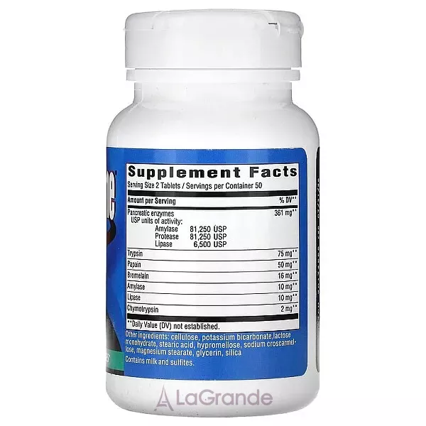 Nature's Way Mega-Zyme Systemic Enzymes �������� ��� �'��� �� ���������