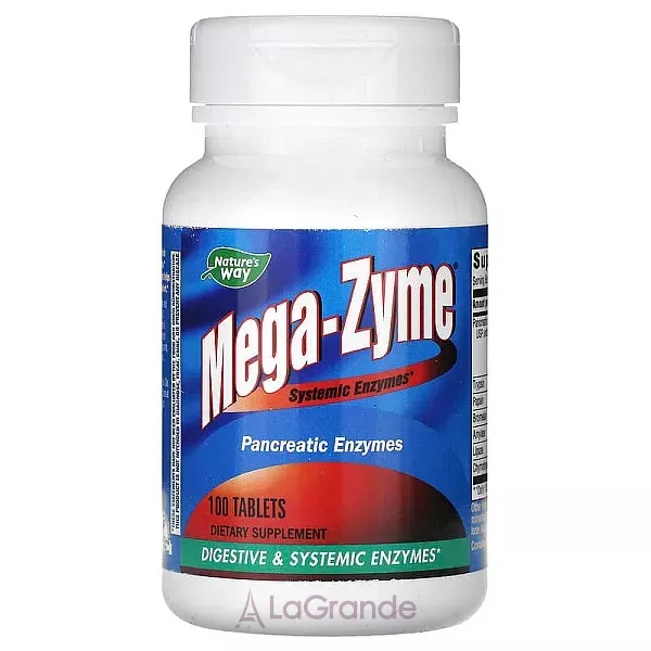 Nature's Way Mega-Zyme Systemic Enzymes �������� ��� �'��� �� ���������