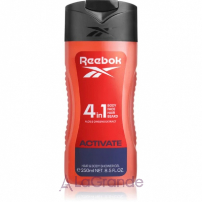 Reebok Activate Your Senses Man Hair & Body Shower Gel    