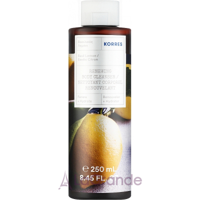 Korres Basil Lemon Renewing Body Cleanser    