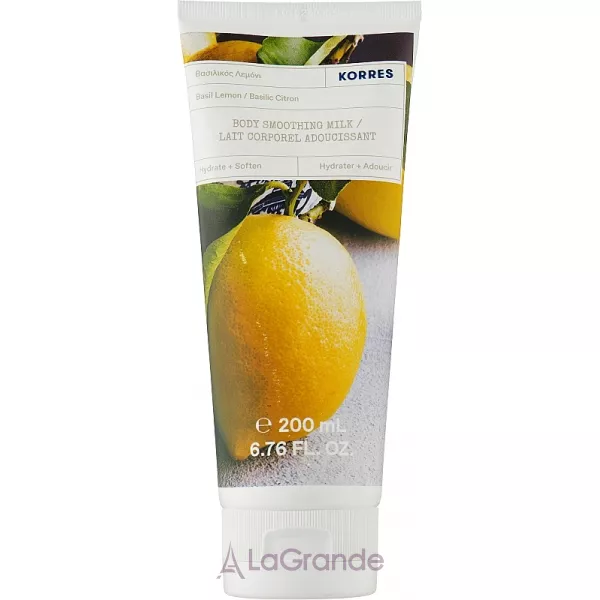 Korres Basil Lemon Body Smoothing Milk ��������������� ������� ��� ��� 