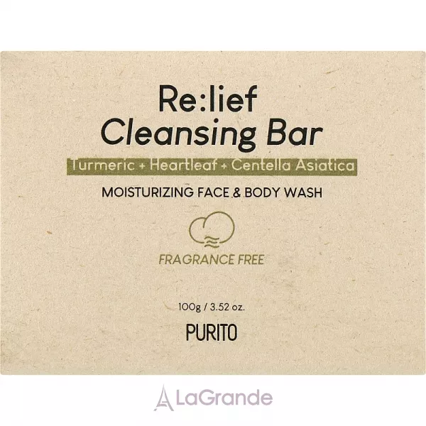 Purito Re:lief Cleansing Bar ����������� ���� ��� ������� �� ���