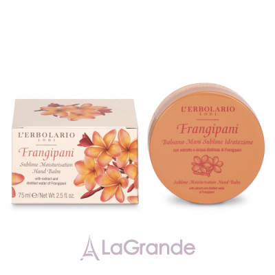 LErbolario Frangipani Sublime Moisturisation Hand Balm     