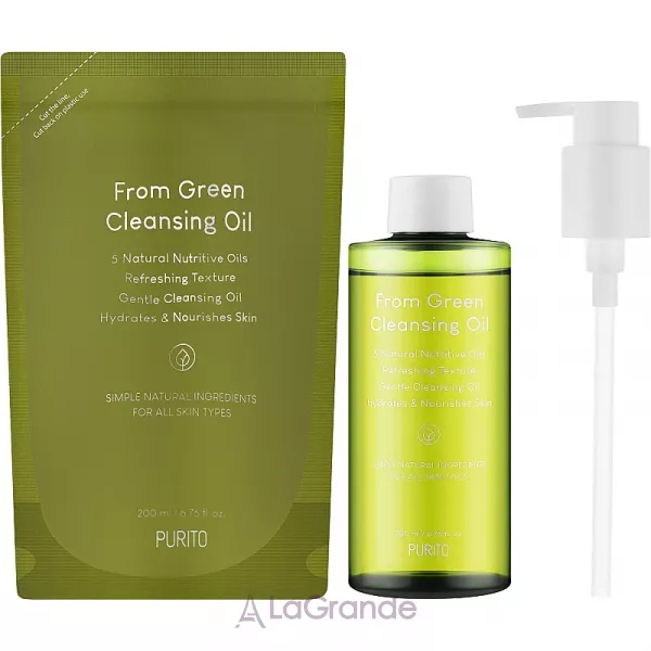 Purito From Green Cleansing Oil Set ����� ������������� ����� (oil/200ml + oil/200ml)