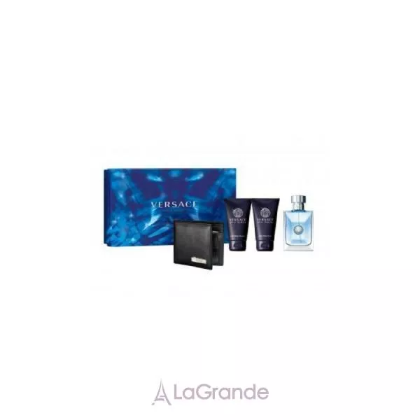 Versace Pour Homme ����� (��������� ���� 100 �� + ������� ����� ������ 50 �� + ������� 50 �� + ��������)