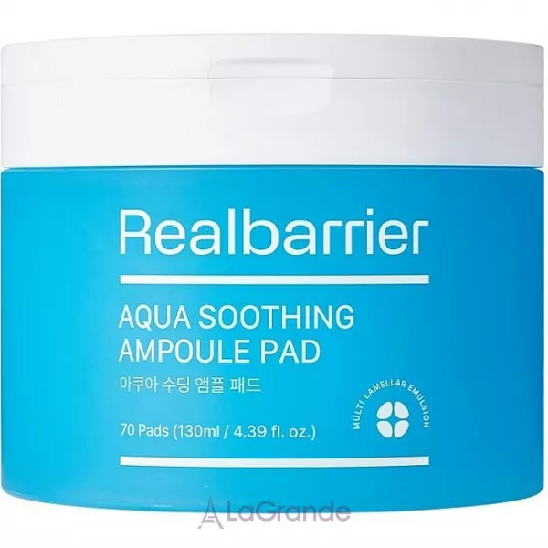 Real Barrier Aqua Soothing Ampoule Pad ������������� �����-���� ��� ������� ����