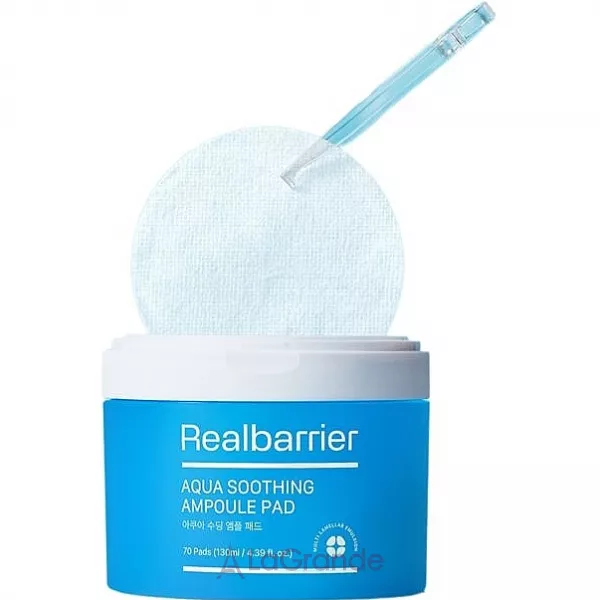 Real Barrier Aqua Soothing Ampoule Pad ������������� �����-���� ��� ������� ����