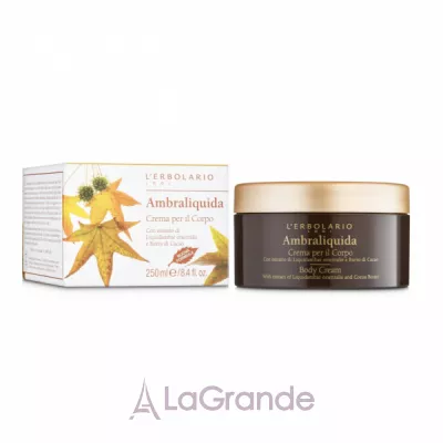 L'Erbolario Ambraliquida Body Cream     