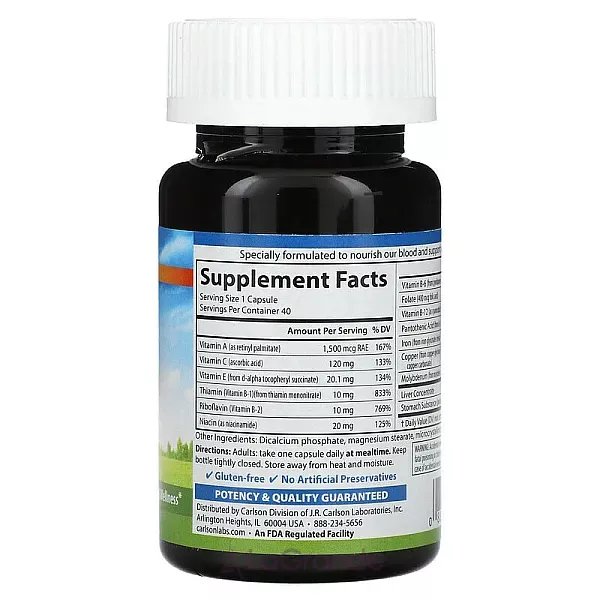 Carlson Blood Nutrients �������� ��� ������ � �������