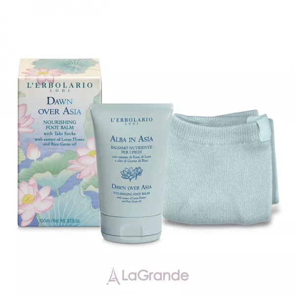 L'Erbolario Dawn over Asia Nourishing Foot Balm with Tabi Socks ���� ��� ��� 