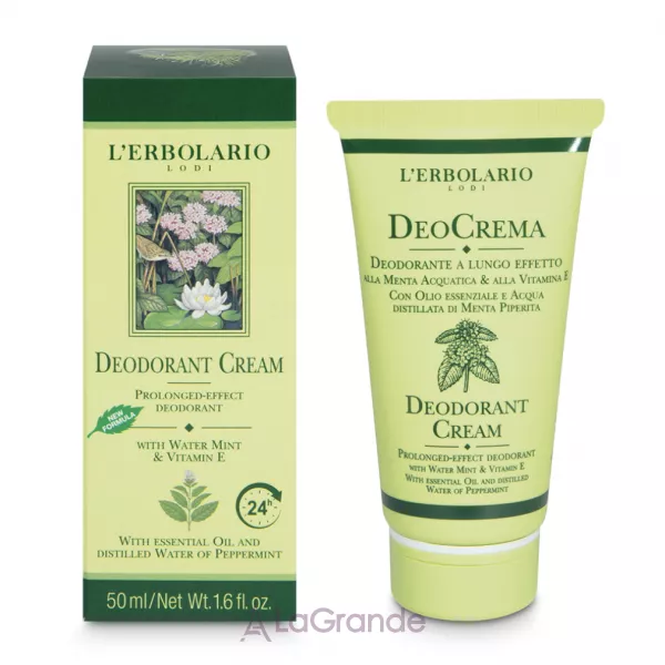 L�Erbolario Deodorant Cream Prolunged-Effect Deodorant ����-���������� ����������� �������� � ����� � ��������� �