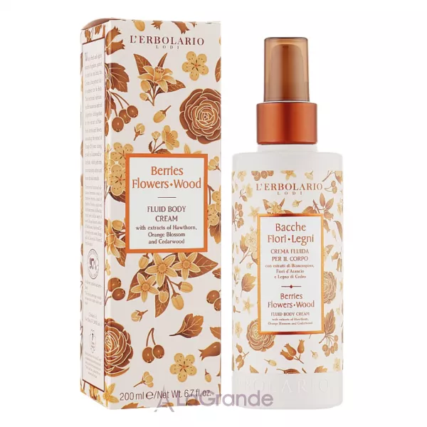 L'Erbolario Berries Flowers Wood Fluid Body Cream ����������� ����-����� ��� ���� 