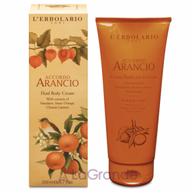 L'Erbolario Accordo Arancio Fluid Body Cream -   