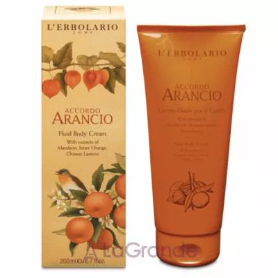 L'Erbolario Accordo Arancio Fluid Body Cream -   