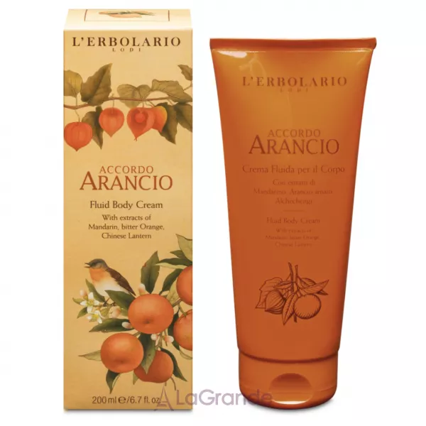 L'Erbolario Accordo Arancio Fluid Body Cream ����-����� ��� ���� 
