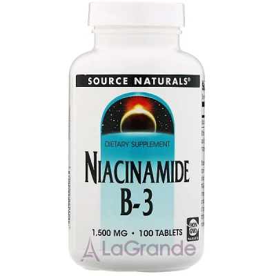 Source Naturals Niacinamide B-3 1500 mg ĳ  