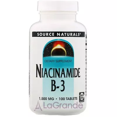 Source Naturals Niacinamide B-3 1500 mg ĳ  