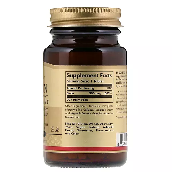 Solgar Biotin 300 mcg ĳ������ ������� 