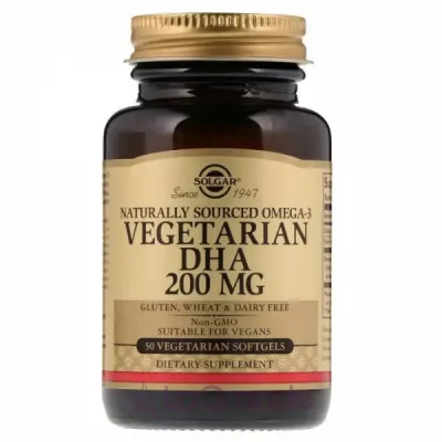 Solgar Naturally Sourced Omega-3 Vegetarian DHA 200 mg ĳ    