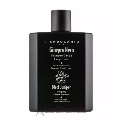 L'Erbolario Black Juniper Energising Shower Shampoo -   