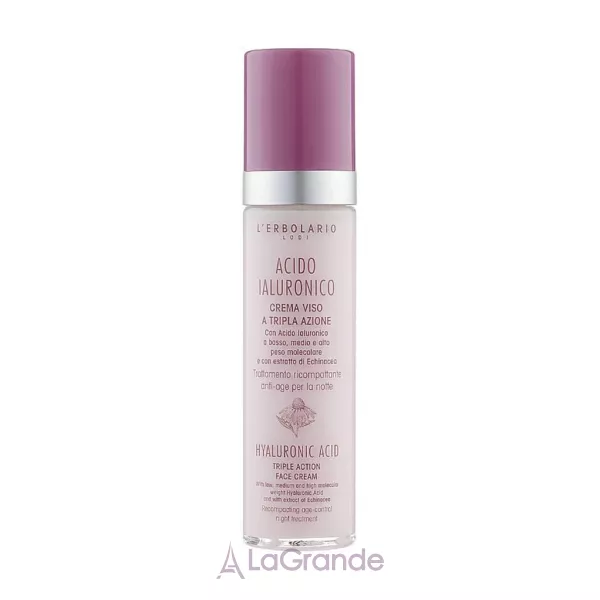 L'Erbolario Hyaluronic Acid Triple Action Face Cream Night Treatment ͳ���� ���� ��� ������� � ����������� ��������