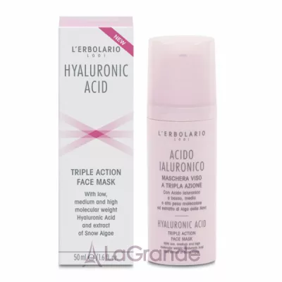 L'Erbolario Hyaluronic Acid Triple Action Face Mask      