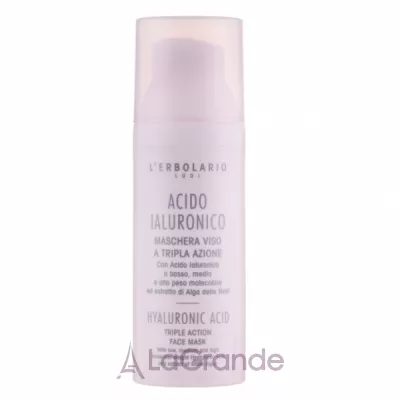 L'Erbolario Hyaluronic Acid Triple Action Face Mask      