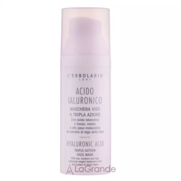 L'Erbolario Hyaluronic Acid Triple Action Face Mask ����� ��� ������� � ����������� ��������