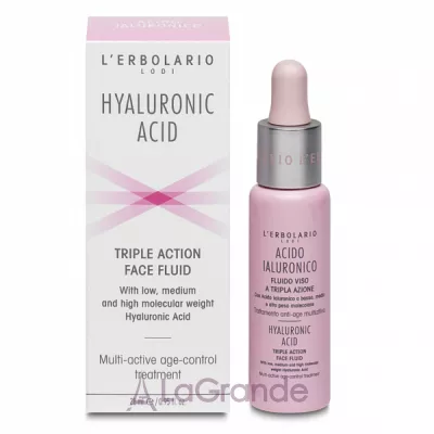 L'Erbolario Hyaluronic Acid Triple Action Face Fluid        