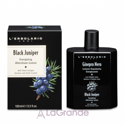 L'Erbolario Black Juniper Energising Aftershave Lotion    