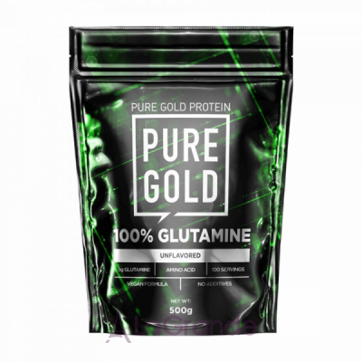 Pure Gold 100% Glutamine Unflavored  L-,  