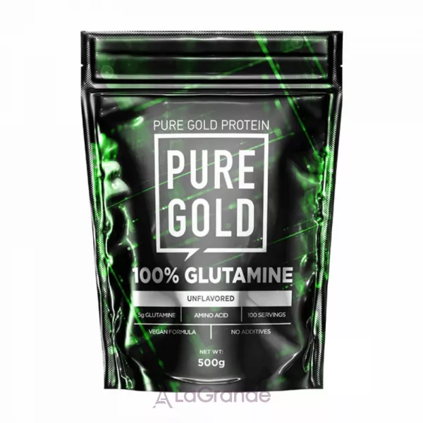 Pure Gold 100% Glutamine Unflavored ����������� L-�������, ��� �����