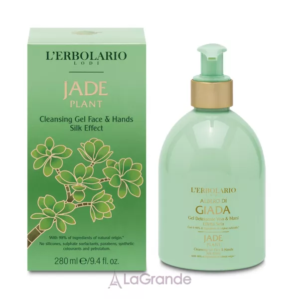 L'Erbolario Jade Plant Cleansing Gel Face & Hands Silk Effect ��������� ���� ��� ���� � ��� 