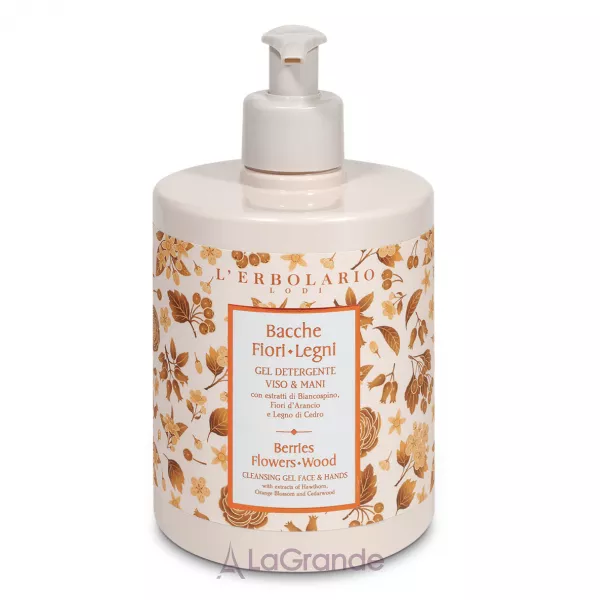 L'Erbolario Berries Flowers Wood Cleansing Gel Face & Hands ��������� ���� ��� ���� � ��� 