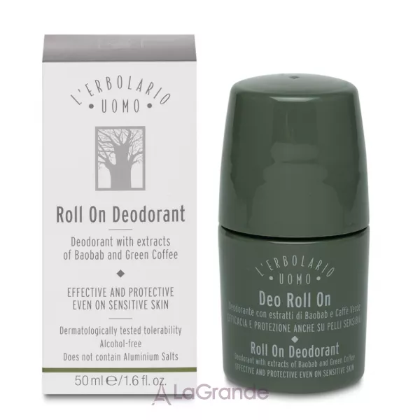 L'Erbolario Uomo Roll On Deodorant ���������� ��������� 