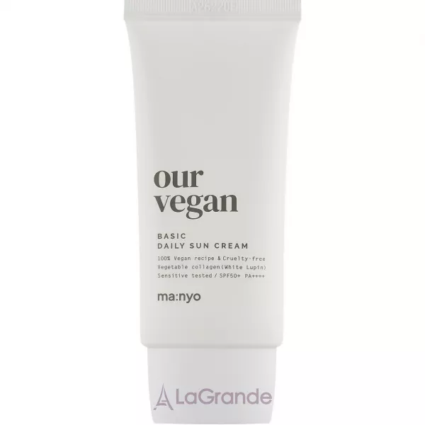 Manyo Factory Our Vegan Sun Cream Basic SPF50+ ���������� ������������� ���� � ���������