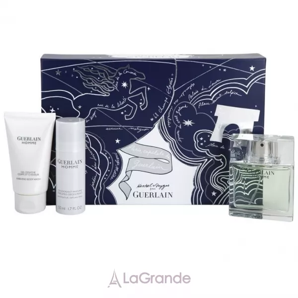 Guerlain Homme ����� (��������� ���� 80�� + ���� ��� ���� 75�� + ���������� 50��)
