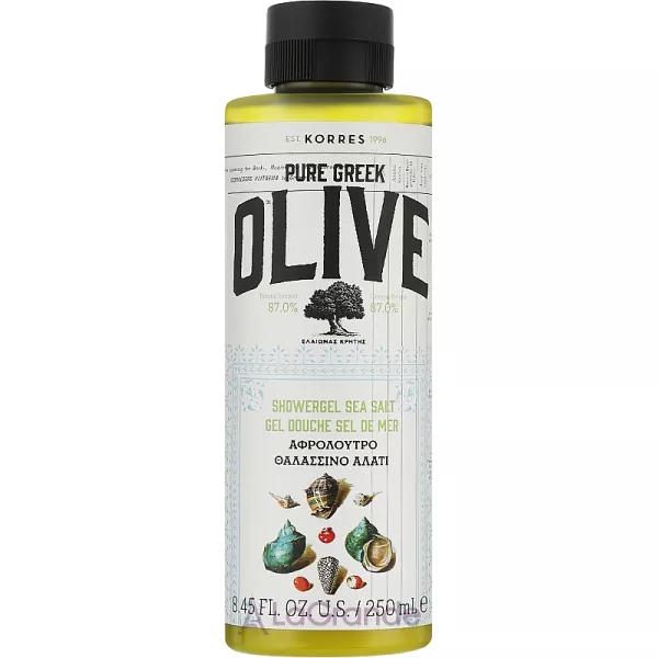 Korres Pure Greek Olive Shower Gel Sea Salt ���� ��� ���� 